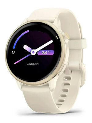 Garmin Vívoactive 6 Monitor Cardíaco De Pulso Com Gps Bege